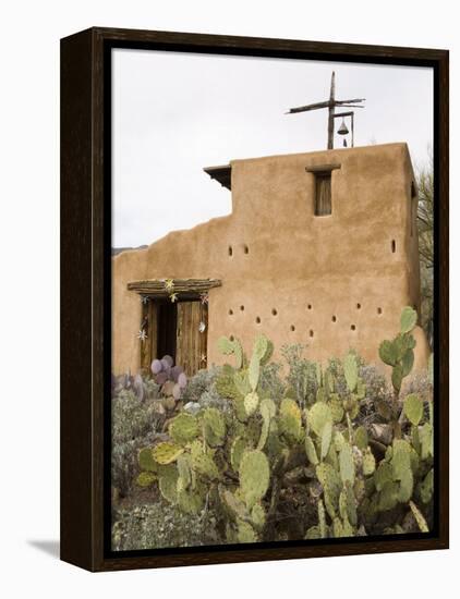Adobe Mission, De Grazia Gallery in Sun, Tucson, Arizona, United States of America, North America-Richard Cummins-Framed Premier Image Canvas