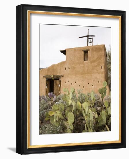 Adobe Mission, De Grazia Gallery in Sun, Tucson, Arizona, United States of America, North America-Richard Cummins-Framed Photographic Print