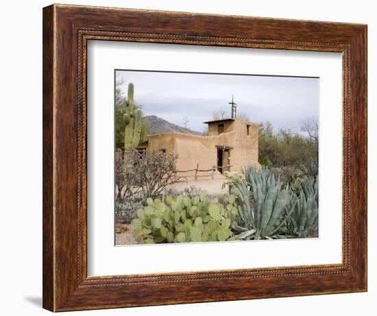 Adobe Mission, De Grazia Gallery in Sun, Tucson, Arizona, United States of America, North America-Richard Cummins-Framed Photographic Print