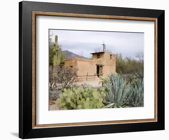 Adobe Mission, De Grazia Gallery in Sun, Tucson, Arizona, United States of America, North America-Richard Cummins-Framed Photographic Print