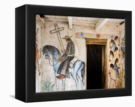 Adobe Mission Interior, De Grazia Gallery in Sun, Tucson, Arizona-Richard Cummins-Framed Premier Image Canvas