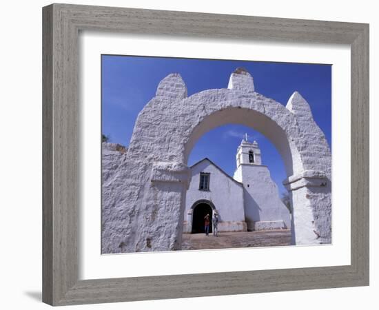 Adobe Walls of La Iglesia de San Pedro de Atacama, San Pedro de Atacama, Chile-Lin Alder-Framed Photographic Print