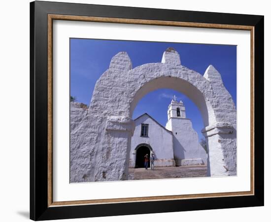 Adobe Walls of La Iglesia de San Pedro de Atacama, San Pedro de Atacama, Chile-Lin Alder-Framed Photographic Print