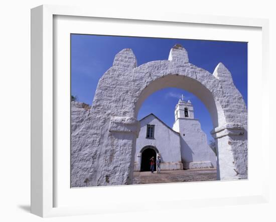 Adobe Walls of La Iglesia de San Pedro de Atacama, San Pedro de Atacama, Chile-Lin Alder-Framed Photographic Print