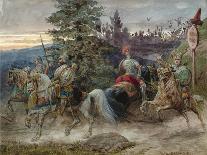 Peter II in Peterhof-Adolf Charlemagne-Giclee Print