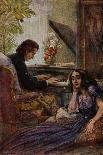 Postcard Depicting George Sand Listening to Frederic Chopin Play the Piano, 1917-Adolf Karpellus-Framed Giclee Print