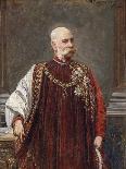 Portrait of Franz Joseph I of Austria as Grand Master of the Golden Fleece, 1903-Adolf Liebscher-Giclee Print