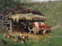 The Farmyard-Adolf Lins-Mounted Giclee Print