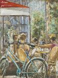 Bicycle Ride-Adolf Llovera-Framed Art Print
