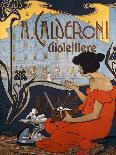 Advertising Poster for Calderoni Jewelers in Milan-Adolfo Hohenstein-Giclee Print