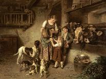 Fresh Milk, 1894-Adolph Eberle-Framed Premier Image Canvas