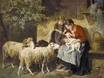 The Pet Lamb-Adolph Eberle-Premier Image Canvas