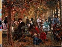 Afternoon in the Tuileries Gardens-Adolph Friedrich Erdmann von Menzel-Giclee Print