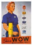 She's a Wow Poster-Adolph Treidler-Giclee Print