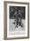 Adolphe Clement and His Wife on a Tricycle-null-Framed Photographic Print