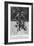 Adolphe Clement and His Wife on a Tricycle-null-Framed Photographic Print