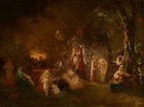 Réunion Dans Un Parc (Oil on Canvas)-Adolphe Joseph Thomas Monticelli-Giclee Print