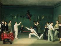 A Fencing Scene, 1827-Adolphe Ladurner-Giclee Print