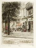 Boulevard des Italiens: Tortoni-Adolphe Martial-Potémont-Framed Giclee Print