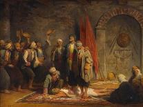 Rifai Sufi Ceremony Pby Yvon, Adolphe (1817-1893). Oil on Canvas, Size : 46,5X55,5, 1879, Private C-Adolphe Yvon-Giclee Print