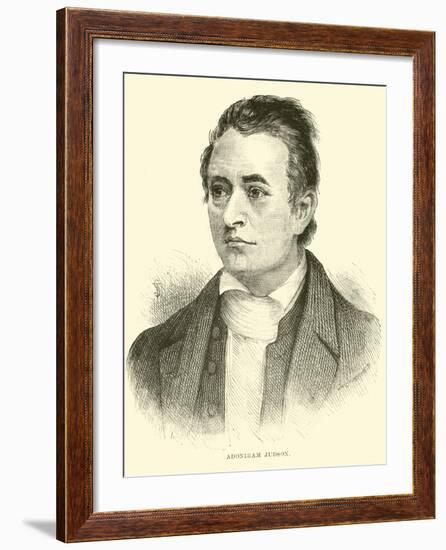 Adoniram Judson-null-Framed Giclee Print