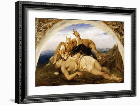 Adonis Wounded-Briton Rivière-Framed Giclee Print