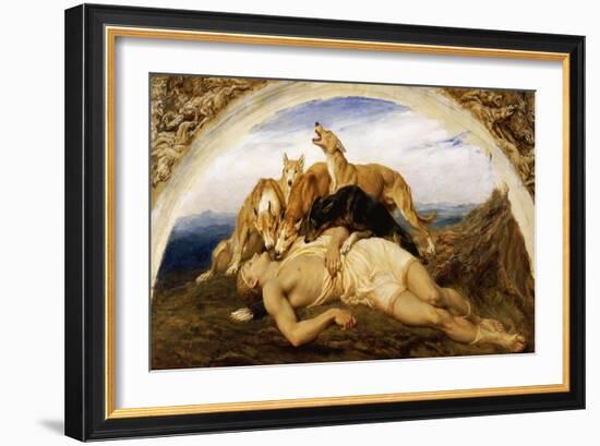 Adonis Wounded-Briton Rivière-Framed Giclee Print