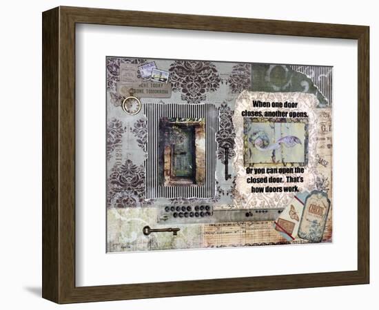 Adoor Me-Let Your Art Soar-Framed Giclee Print