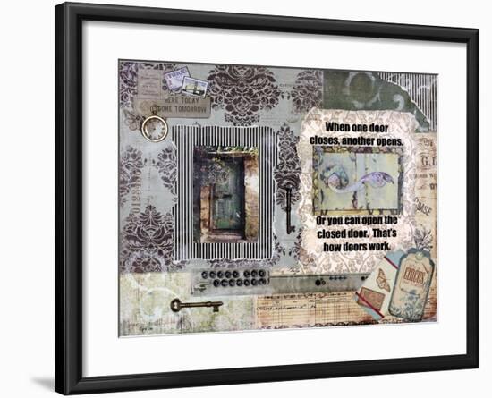 Adoor Me-Let Your Art Soar-Framed Giclee Print