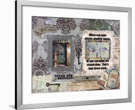 Adoor Me-Let Your Art Soar-Framed Giclee Print