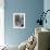 Adorable Baby Brushing Teeth While Sitting in Sink-null-Framed Photographic Print displayed on a wall