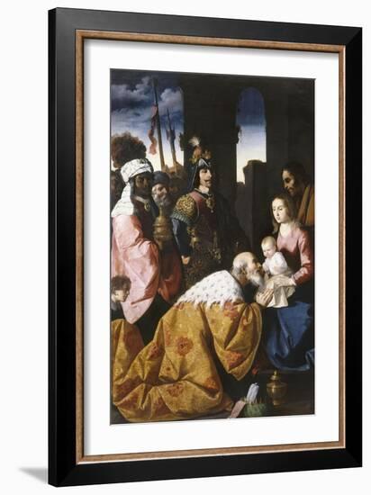 Adoration des mages-Francisco de Zurbarán-Framed Giclee Print