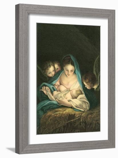 Adoration of Angels-null-Framed Art Print