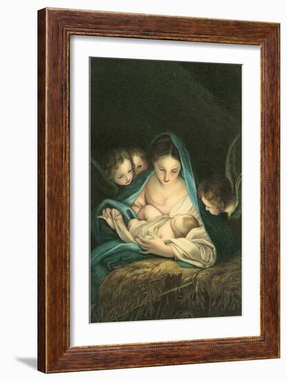 Adoration of Angels-null-Framed Art Print