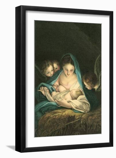 Adoration of Angels-null-Framed Art Print