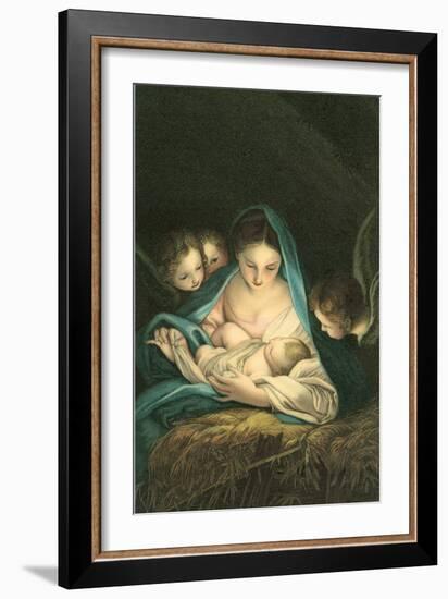 Adoration of Angels-null-Framed Art Print