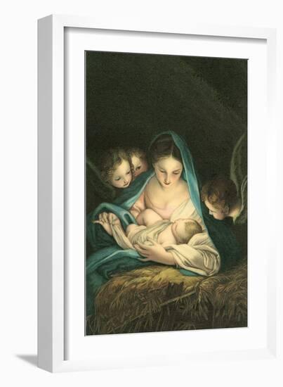 Adoration of Angels-null-Framed Art Print