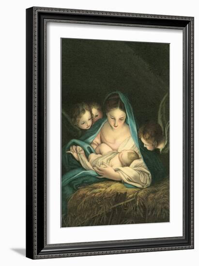 Adoration of Angels-null-Framed Art Print