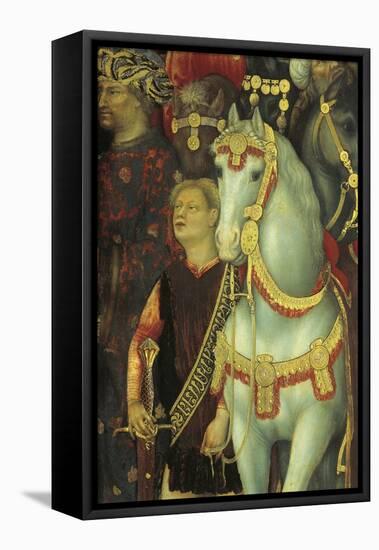 Adoration of Magi or Strozzi Altarpiece-Gentile da Fabriano-Framed Premier Image Canvas