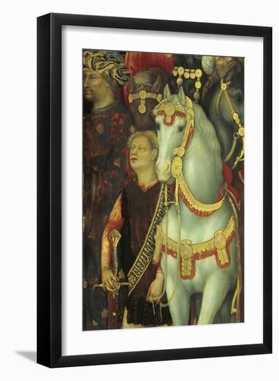 Adoration of Magi or Strozzi Altarpiece-Gentile da Fabriano-Framed Giclee Print