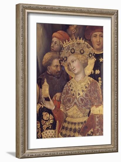 Adoration of Magi or Strozzi Altarpiece-Gentile da Fabriano-Framed Giclee Print