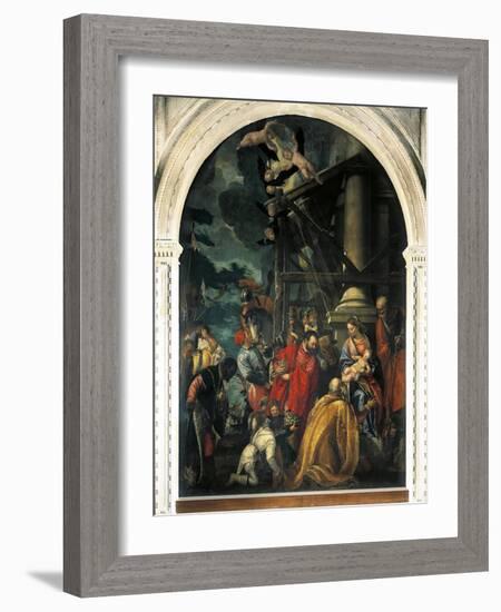 Adoration of Magi-Paolo Veronese-Framed Giclee Print