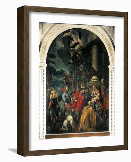 Adoration of Magi-Paolo Veronese-Framed Giclee Print