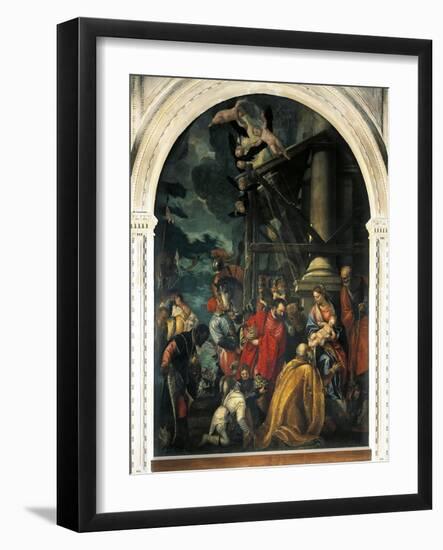 Adoration of Magi-Paolo Veronese-Framed Giclee Print