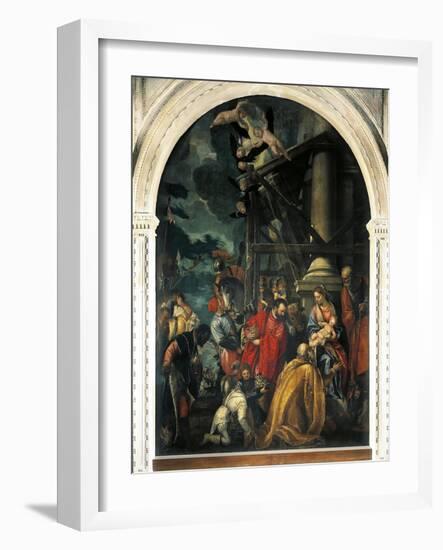 Adoration of Magi-Paolo Veronese-Framed Giclee Print
