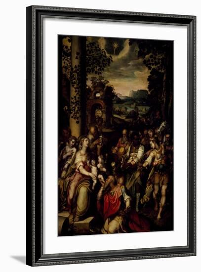 Adoration of Magi-null-Framed Giclee Print