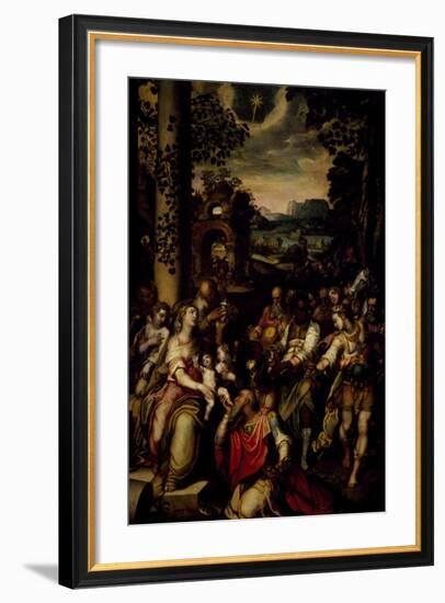 Adoration of Magi-null-Framed Giclee Print