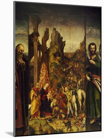 Adoration of Magi-Liberale da Verona-Mounted Giclee Print