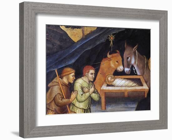 Adoration of Magi-Taddeo di Bartolo-Framed Giclee Print