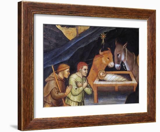 Adoration of Magi-Taddeo di Bartolo-Framed Giclee Print